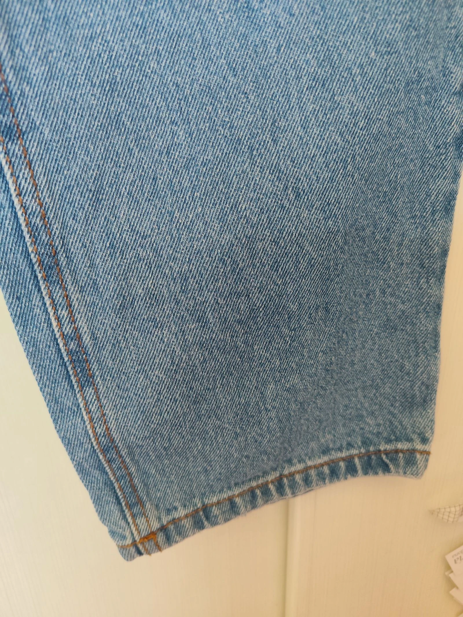 Calça jeans feminina reta solta Lefties Tamanho M/38 – photo 9